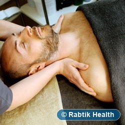 Hands providing supportive care