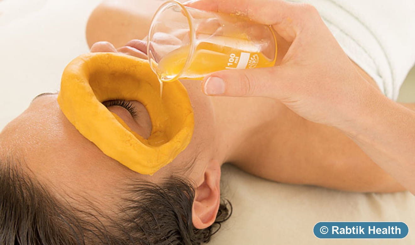 Akshitarpana eye rejuvenation therapy